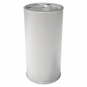Lata de Cilindro Kontensan L285 de 750 ml para Café y Bebidas Calientes, 83xH135mm, 0.75 L, Tapa Fácil de Abrir, Hecho en Turquía - Product Image 2
