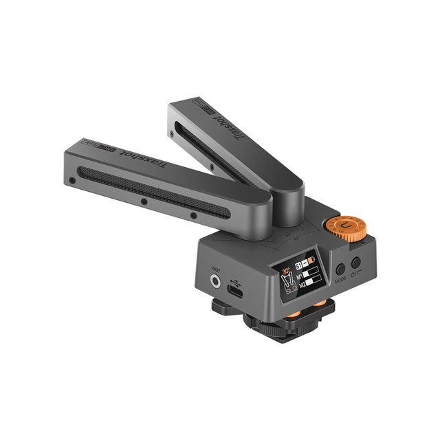 Comica Super Cardioid Transformable All-in-One Shotgun Condenser Microphone LED Lights USB-C Metal Vlog Live Streaming