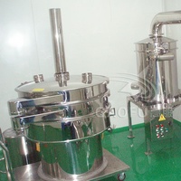 Durchmesser 600mm Vibro-Pulversiebmaschine Lebensmittelqualität 304 Rotierendes Vibrationssieb für Lebensmittelzutaten