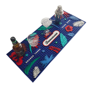 แผ่นรองบาร์ซิลิโคนพีวีซีพิมพ์ลายตามสั่ง แผ่นรองกันน้ำหก แผ่นรองกันลื่นสำหรับบาร์ แผ่นรองบริการสำหรับบาร์ - Product Image 3