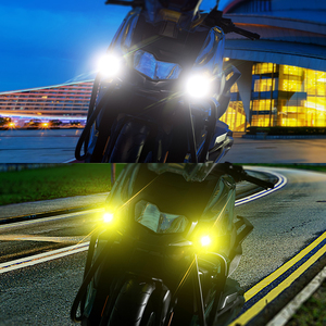 Kewig IP68 Su Geçirmez İki Tonlu <span class=keywords><strong>Led</strong></span> Motosiklet Spot Işıkları DC12-16V 60W 6000LM CNC Alüminyum Alaşımlı Taban Motosiklet Spot Işıkları - Product Image 4