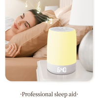 Machine sonore intelligente à minuterie, 32 sons apaisants de la nature, lampe d'ambiance, suppression du bruit pour la chambre à coucher, le repos et la méditation