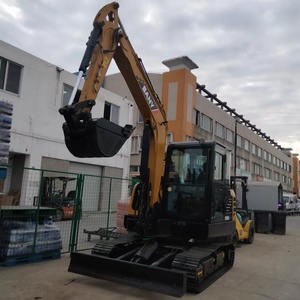 Mini-excavatrice Sany SY55C professionnelle sur chenilles, 5 tonnes, 90 % neuve, marque chinoise à prix bas - Product Image 4