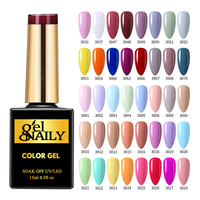 Kit Professionnel de Vernis à Ongles Gel d'Usine Vente en Gros Personnalisé Marque Privée Peinture Ongles Couleur Soak Off UV Gel Polish Salon