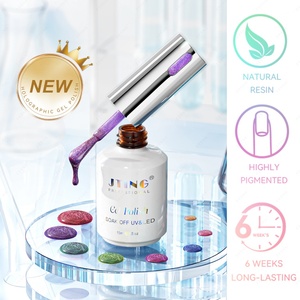 JTING Collection de vernis gel holographiques réfléchissants 24 couleurs, nouvelle version améliorée, coffret OEM, vernis à ongles gel pailleté holographique - Product Image 3