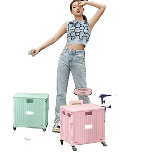 Carrito Plegable Pequeño al por Mayor, Carrito de <span class=keywords><strong>Camping</strong></span> Portátil con Ruedas Universales, Fácil de Guardar para Actividades al Aire Libre - Product Image 3