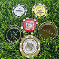 Jetons de poker de luxe personnalisés 2025 avec logo, impression par sublimation, jetons de golf