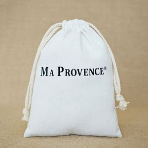 Medium Canvas Cotton <b>Drawstring</b> <b>Bag</b> Personalized Screen Printed Organic Reusable <b>Drawstring</b> Pouch Holiday Gift Cotton <b>Bag</b> - Product Image 2