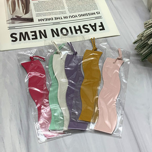 In stock: Colorful wavy <b>bookmarks</b>, <b>leather</b> reading <b>bookmarks</b>, exquisite PU <b>bookmarks</b> and gifts, laser-engravable logos - Product Image 4