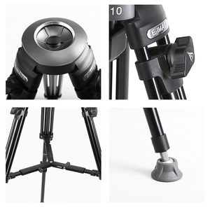 <span class=keywords><strong>E</strong></span>-<span class=keywords><strong>IMAGE</strong></span> EK610 Professionnel concurrentiel prix compact portable caméra vidéo trépied avec Tête Fluide ou vidéo caméra et DSLR - Product Image 6