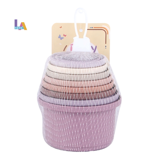 Longthuy fabriqué au Vietnam bébé jouer jouet créatif jouet éducatif bricolage bloc ensemble empilable tasse jouet pour bébé - Product Image 2