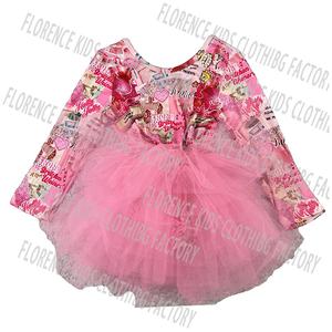 DH OEM falda <span class=keywords><strong>de</strong></span> las ninas Navidad moda Rosa tul bebé niños falda Leo niñas tutú vestidos - Product Image 4