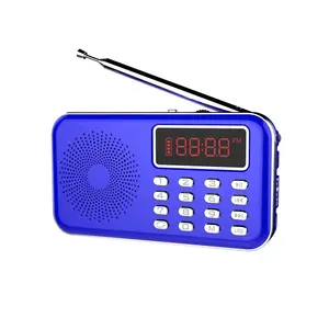 newest private model mini fm radio pocket usb speakers digital fm radio support record function