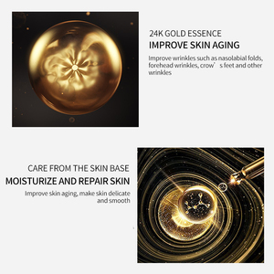 Set de Cuidado de la <span class=keywords><strong>Piel</strong></span> con Colágeno y Caracol Dorado 24K, Oro Puro, Crema Facial y Serum con Efecto Reparador de Lujo Real - Product Image 3