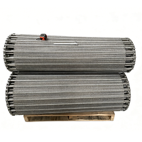 Bande transporteuse plate en acier inoxydable de 600 mm de largeur, à mailles chaînées, de qualité alimentaire, pour fours de cuisson, de séchage et de refroidissement