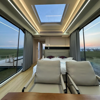 Capsule spatiale insonorisée, maison mobile préfabriquée, module modulaire pour camping en plein air