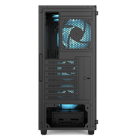 KINPOWER Pc Tower Case Gaming Tempered Glass Micro Atx Unique Design Mesh Pc Computer Case