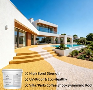 Grava Unida con Resina Permeable Resistente a los Rayos UV y Antiamarilleamiento para Patio, Entrada de Vehículos y Jardín, Antihumedad y Antihierbas para <span class=keywords><strong>Suelos</strong></span> Exteriores - Product Image 1
