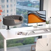 Lit pour chat réglable en hauteur, directement de l'usine, pour bureau, 360° °   Lit pour chat de bureau rotatif parfait Lit confortable pour chaton
