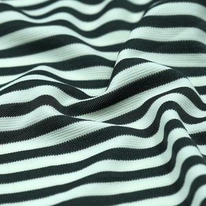 Chất lượng cao 100% <span class=keywords><strong>polyester</strong></span> 152 GSM thân thiện với môi Stretch sọc vải dệt kim 165 cm in vải cho Lót túi cho - Product Image 4