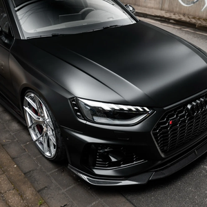 Jantes en alliage forgé LZT-587 personnalisées polies à 5 branches pour <span class=keywords><strong>Audi</strong></span> <span class=keywords><strong>RS4</strong></span> Avant 18-22 pouces, pièces de tuning pour jantes de voiture de rechange - Product Image 5