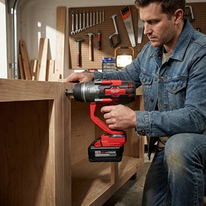 Customized Heavy Duty Brushless Cordless Impact Wrench 3000N.m <b>Torque</b> 1" Square Drive Industrial Auto Repair Construction DIY - Product Image 1