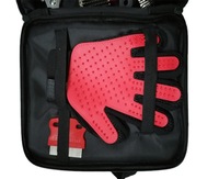 Kit de toilettage pour animaux 9-en-1 - Brosse anti-poils pour chien et chat, peigne démêlant, ensemble d'outils de toilettage pour animaux pour le soin des poils
