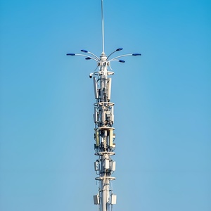 เสาส่งสัญญาณเหล็กแบบกำหนดความสูงได้สำหรับสถานีฐาน 5G รองรับ GSM WiFi - Product Image 3