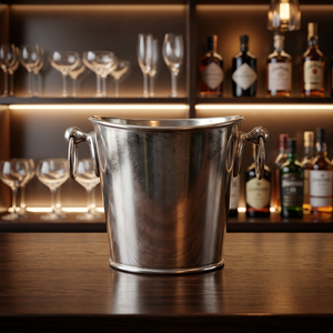 <b>Silver</b> Plated Brass <b>Ice</b> <b>Bucket</b> - Product Image 1