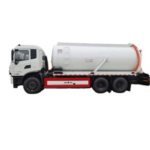 Camión de Succión de Aguas Residuales Diésel DongFeng con Eje Trasero Doble, Transmisión Manual, Euro 3, Tanque de 20cbm, 251-350HP, Carga de 21-30T - Product Image 1