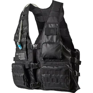 Premium Multiple Pockets Off-Road Rider Racing Ranger Vest Tactical Motorcycle Cycling Vests with Bladder Hydration Bag