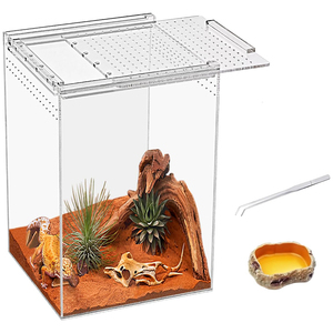 Lớn trong suốt Acrylic bò sát hộp cho rắn Spider rùa Thùng cho màn hình hiển thị và chăn nuôi xe tăng - Product Image 6