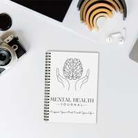 Journal de bien-être spirituel personnalisé, couverture rigide imperméable, affirmations positives, guide de santé mentale, cahier de relaxation pour adultes