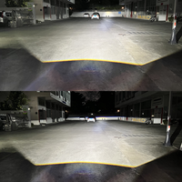 VAHID 80W Lentille de projecteur Bi-LED 6000K à double faisceau, lentille de projecteur MS PRO, mise à niveau et modification de phares LED pour Toyota Honda Nissan