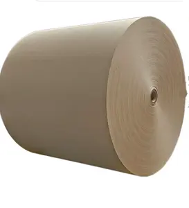 Rollo de papel industrial Material Almohadilla de enfriamiento Papel Kraft de pulpa de madera de alta absorción de agua