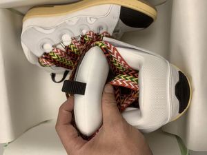 Sneakers de luxe en cuir véritable, sneakers plateforme de haute qualité avec lacets larges, chaussures décontractées tendance et à la mode - Product Image 4