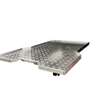 Plateforme de protection coulissante pour benne de pick-up TCAL, en alliage d'aluminium esthétique industriel, revêtement poudré, capacité de charge 500 kg