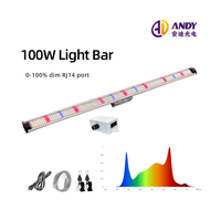 Lampe de plante hydroponique SAMSUNG personnalisée spectre complet 4ft 100W barre lumineuse de supplément de LED