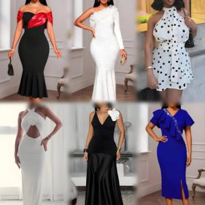 Lote Mixto de Vestidos de Verano Usados para Mujer, Vestidos Midi y Maxi con Encaje Floral y Tirantes Finos, Ropa de Segunda Mano al Por Mayor - Product Image 1