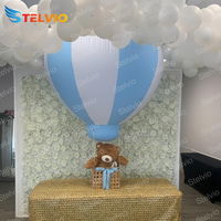 1.5m(5ft) PVC demi-ballon à air chaud pour enfants anniversaire ballons suspendus gonflables pour fête de douche de bébé