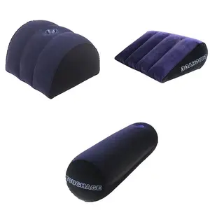 Almohada Sexual para adultos, Juguetes sexuales para parejas, cojín de posición erótica, cuerpo inflable, juegos