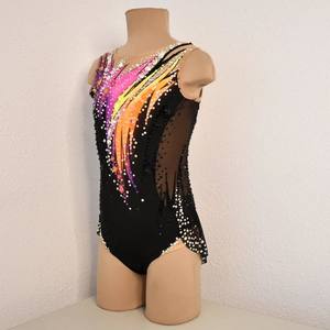 Justaucorps de gymnastique artistique pour enfants à <span class=keywords><strong>prix</strong></span> d'usine, entièrement personnalisé, costumes de performance de gymnastique rythmique - Product Image 2