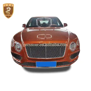 W12 한정판 Bentayga 전기 도금 자동차 부품 앞 범퍼 립 메인 그릴 굽게 바디 키트