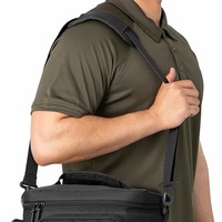 Remplacement de la bandoulière tactique Sangles de bandoulière en nylon rembourrées anti-dérapantes réglables robustes pour sacs à dos/sacs de messager