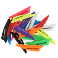 Plumes de flèche de tir à l'arc, ailerons en caoutchouc de 1,75 pouce pour arc à poulies, arc recurve, accessoire de flèche en carbone à faire soi-même