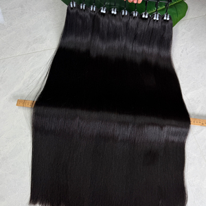 Extensions de cheveux lisses en trame pour la confection de perruques sur mesure de style salon, coiffures protectrices et fournisseurs de cheveux - Product Image 2