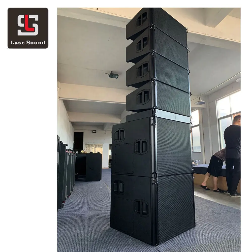 Db dual 10 pollici 3 way speaker box audio professionale esterno del sistema line array