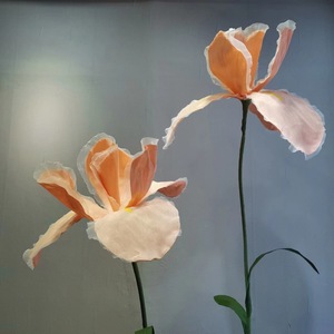 Fleur artificielle en papier <span class=keywords><strong>iris</strong></span> multicouche haut de gamme, grande taille, imperméable, pour activités extérieures, décoration Alice - Product Image 2