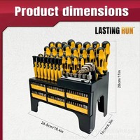 Kit d'outils de tournevis tout-en-un 123 pièces – Bestseller – Exclusivité transfrontalière – Combo de composants