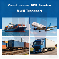 Expédition porte-à-porte DDP Europe par voie aérienne et ferroviaire, logistique combinée